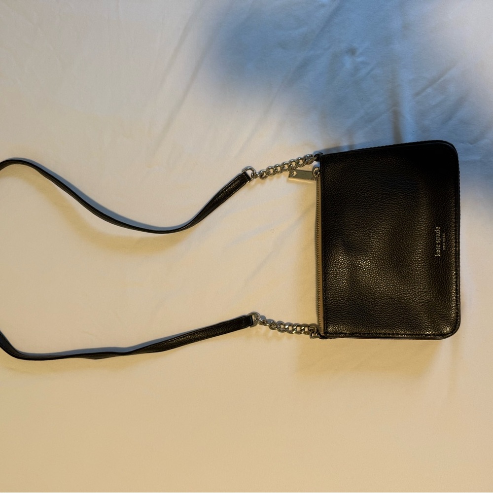 Kate Spade Black Leather Shoulder Bag